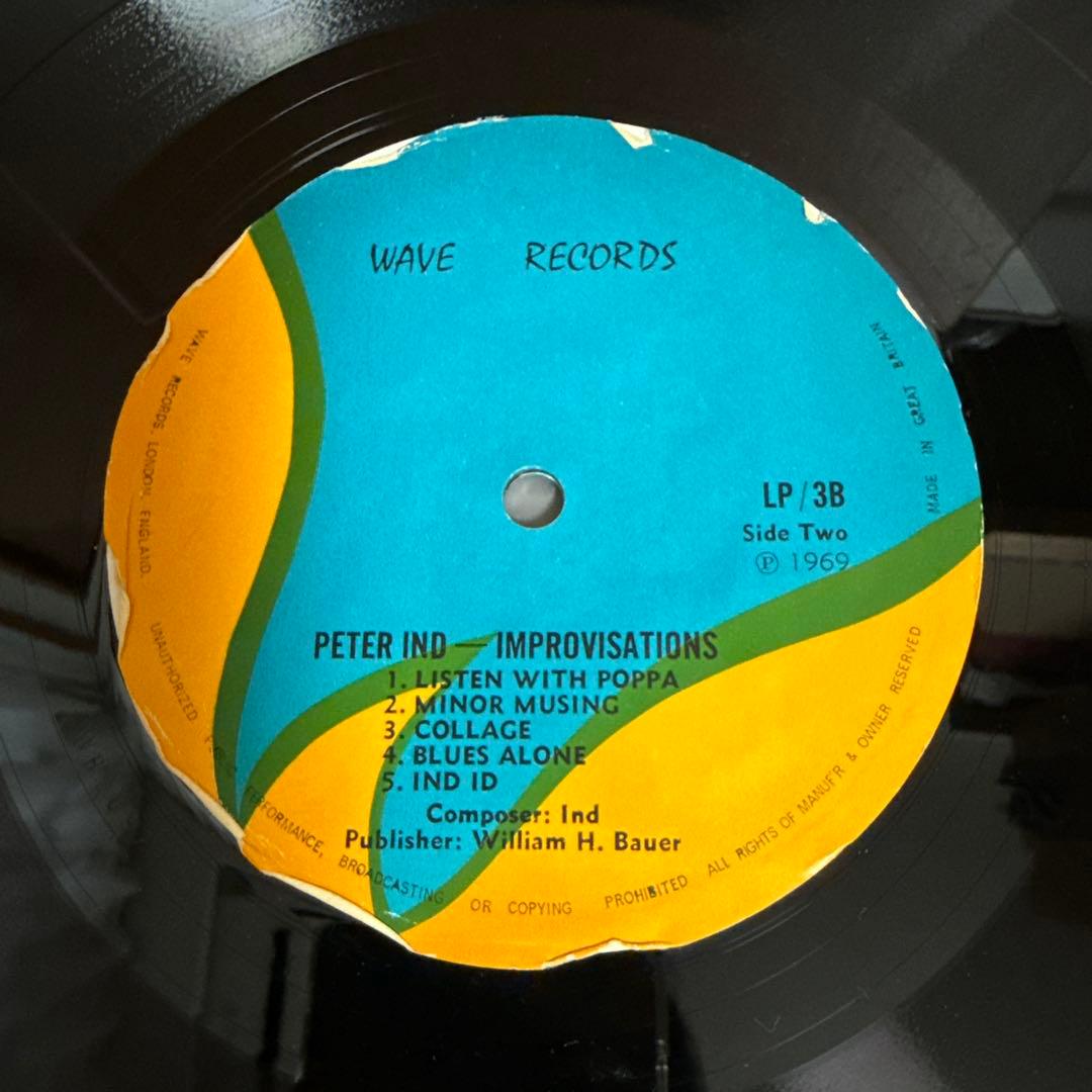 Improvisation ピーターインド レコード レア 希少盤 LP ジャズ