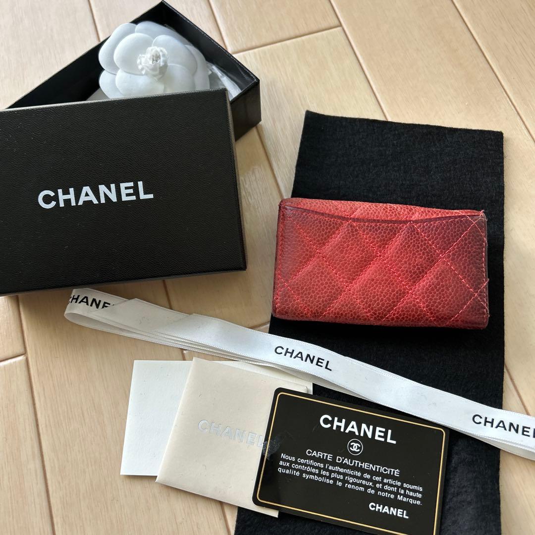 CHANEL♡キャビアスキン キーケース