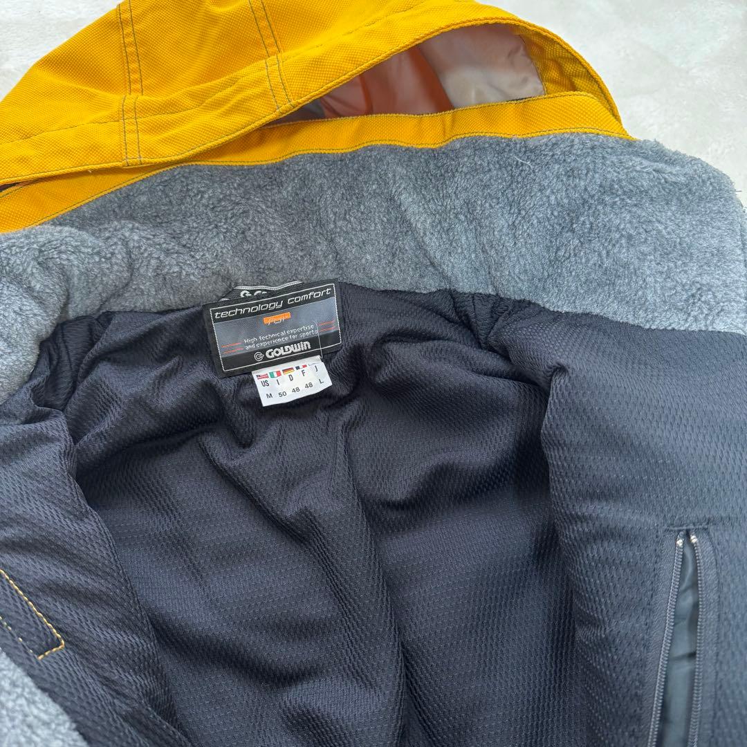 ゴールドウイン　スキーウェア　紺黄色　L 男性用　手袋プレゼント