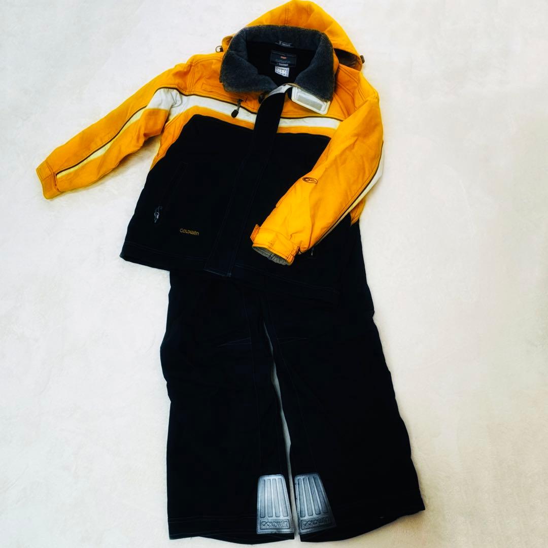 ゴールドウイン　スキーウェア　紺黄色　L 男性用　手袋プレゼント