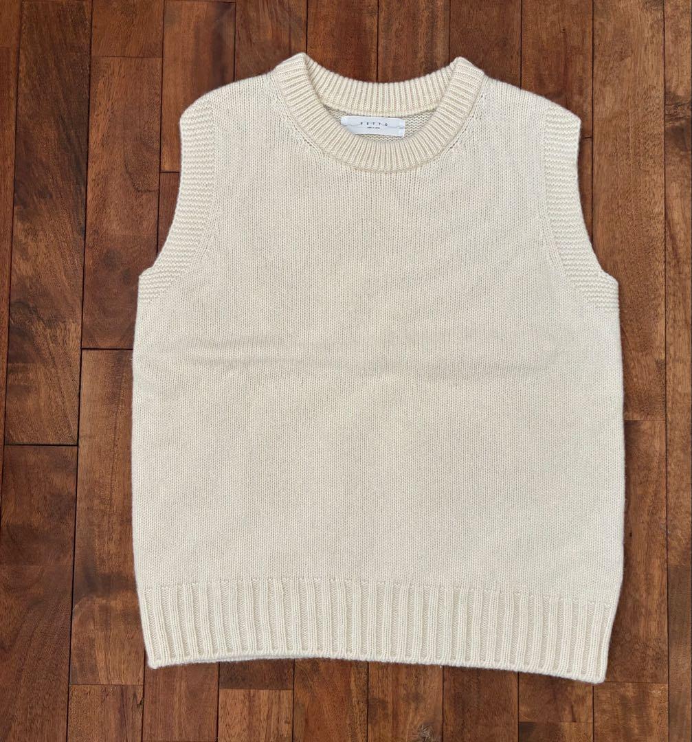 2点セット　　SETTO コンフォートニットベスト＋セントジェームのボーダー