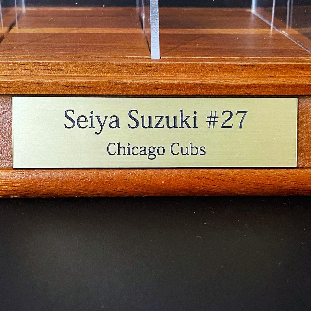 【貴重】鈴木誠也★MLBシカゴ・カブス★直筆サインベースボール★写真付き