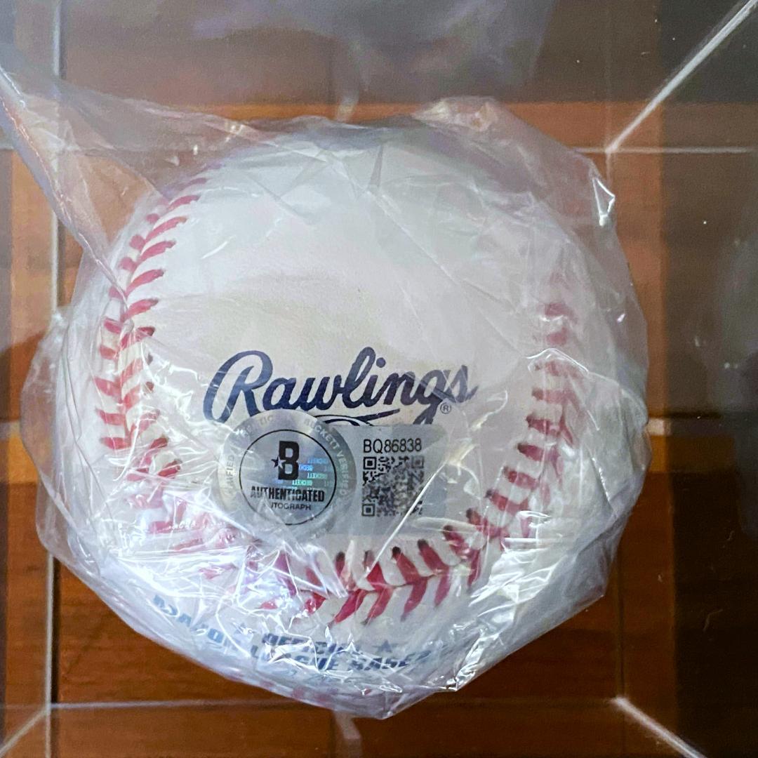 【貴重】鈴木誠也★MLBシカゴ・カブス★直筆サインベースボール★写真付き