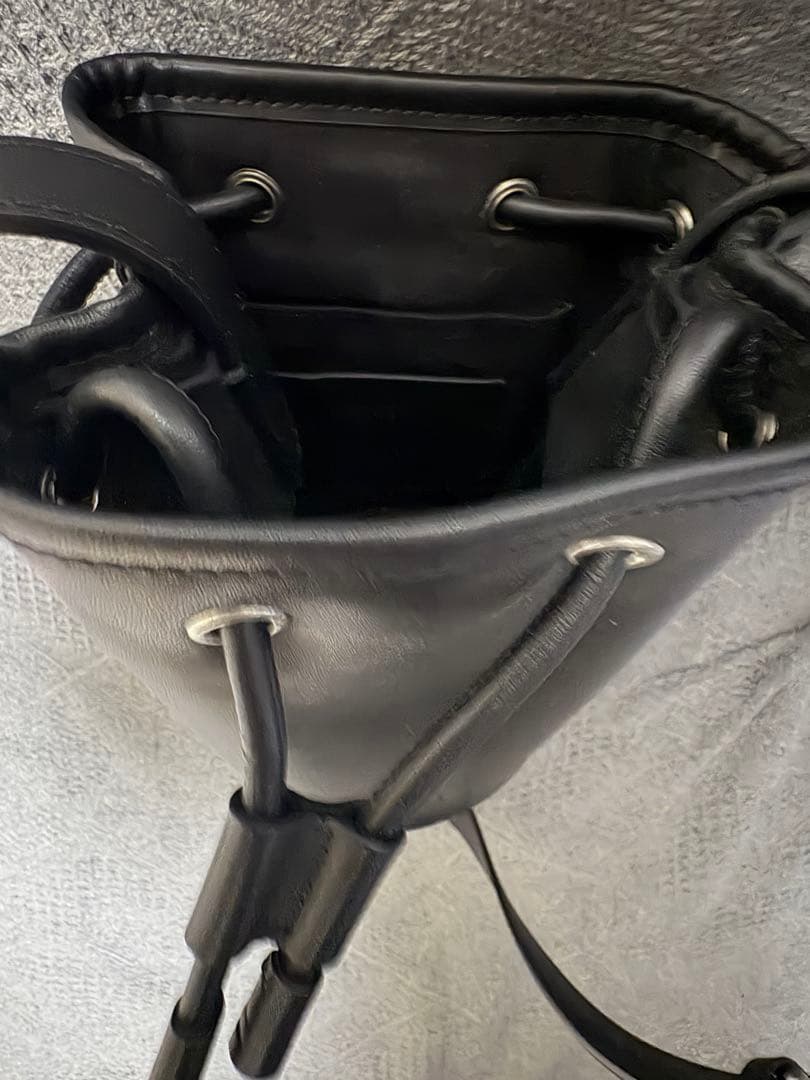 KENZO 筒形バケツ型ショルダーバッグ