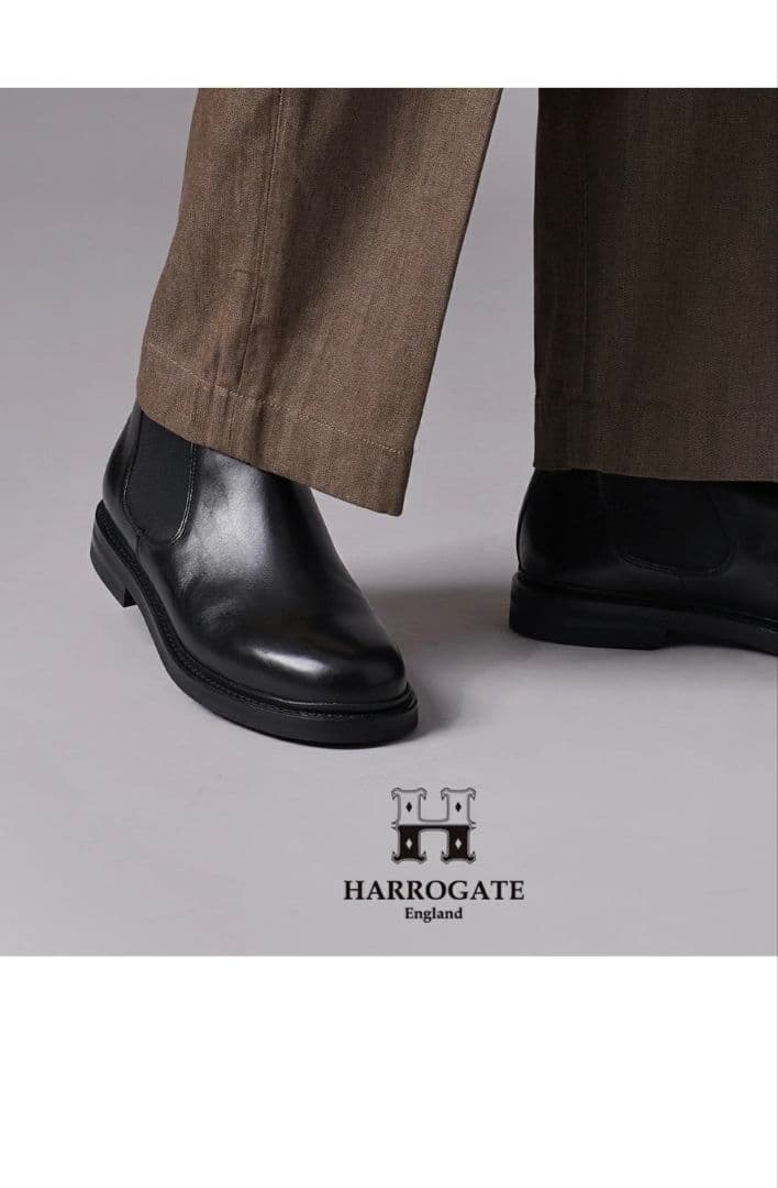 HARROGATE ブラック サイド　size:9.0　カムデン CAMDEN