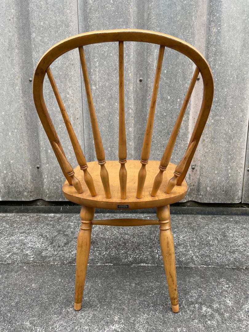 ビンテージ/飛騨家具/WINDS/太平/ウィンザーチェア/フープバックチェア/②