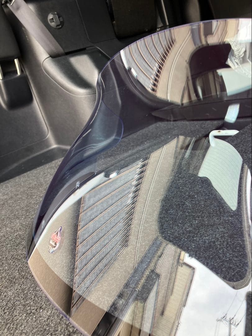 ロードグライド ウインドシールド ブルーアイス 9インチ クロックワークス