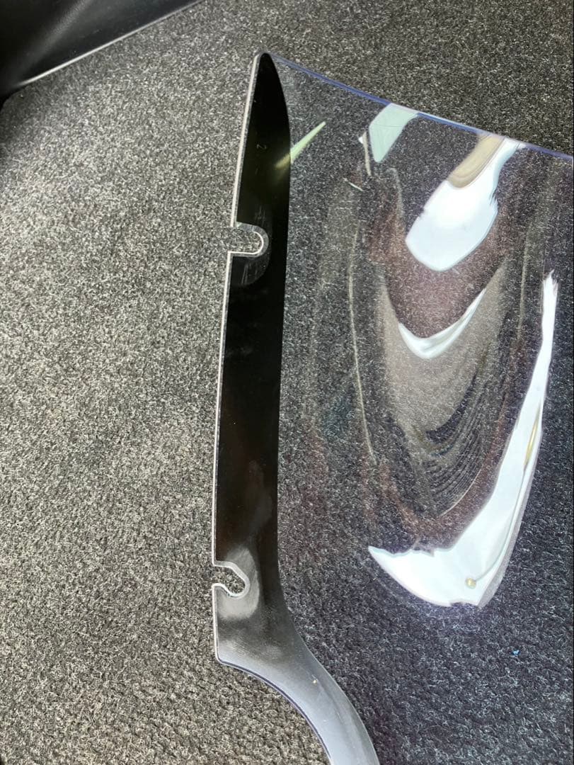 ロードグライド ウインドシールド ブルーアイス 9インチ クロックワークス