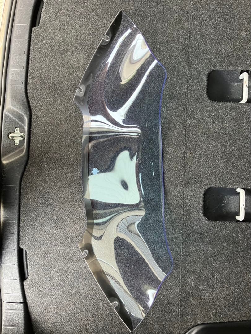 ロードグライド ウインドシールド ブルーアイス 9インチ クロックワークス