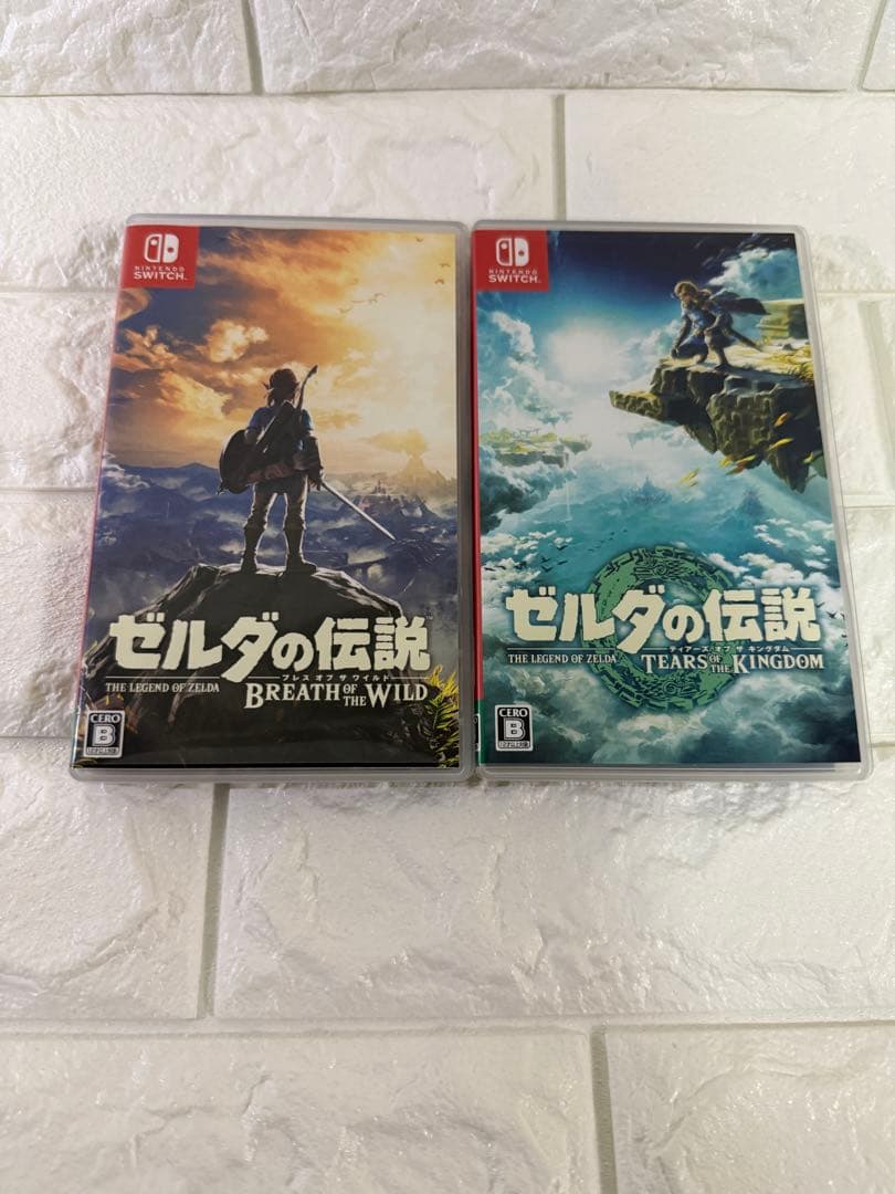 【セット】 ゼルダの伝説 ブレスオブザワイルド ティアーズオブザキングダム