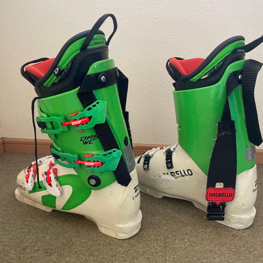 DALBELLO スキー ブーツ ホワイト/グリーン/レッド27.5センチ