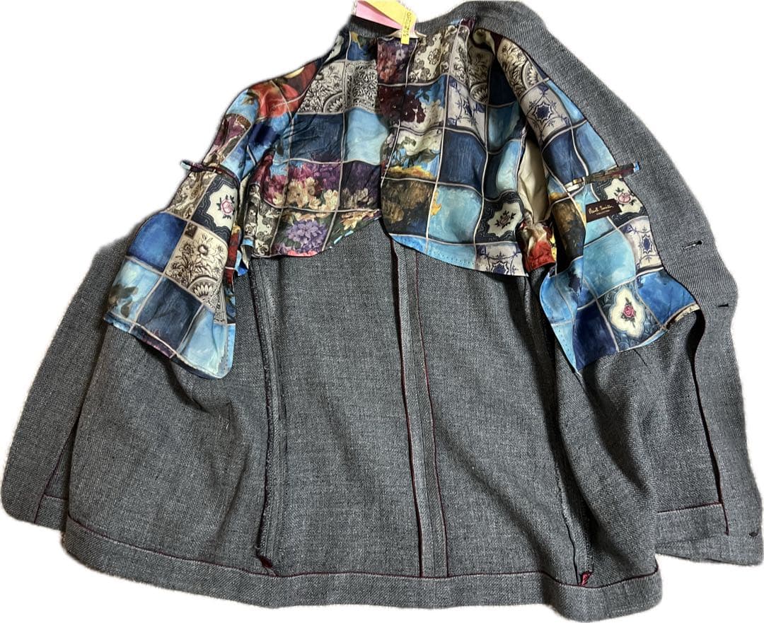 ポールスミス グレーテーラードジャケットXLXクリーニング済 PAULSMITH