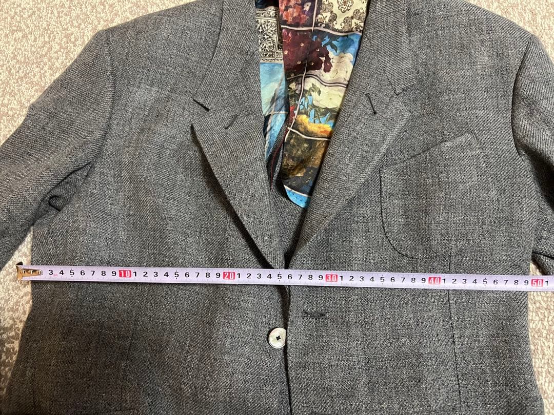 ポールスミス グレーテーラードジャケットXLXクリーニング済 PAULSMITH