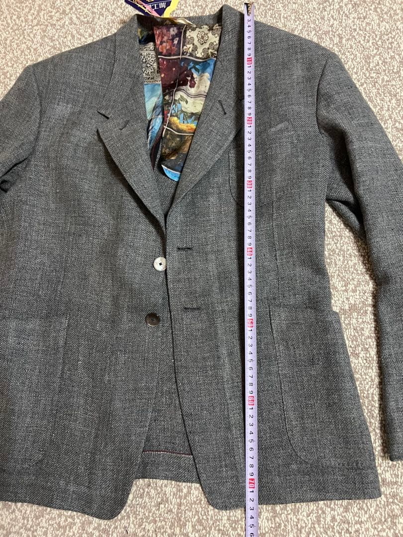 ポールスミス グレーテーラードジャケットXLXクリーニング済 PAULSMITH