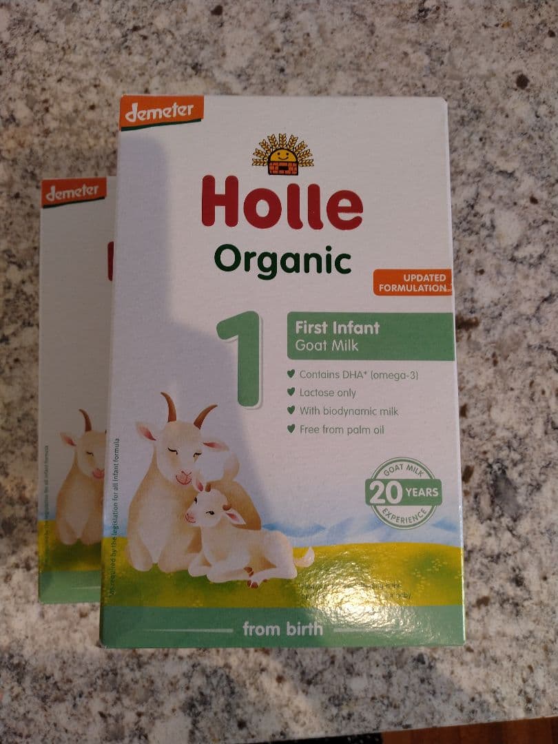 Holle ホレ オーガニック 山羊 粉ミルク Step1 400g×2箱