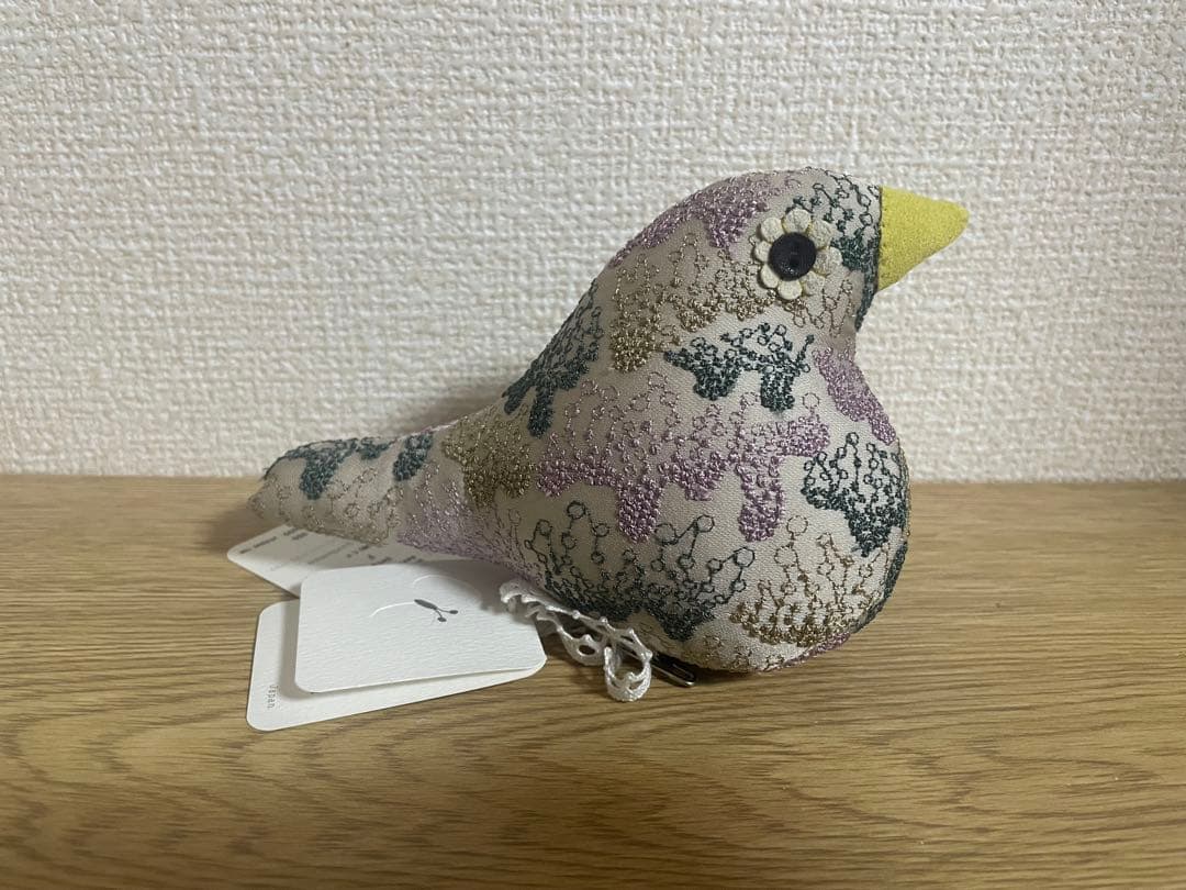 ミナペルホネン kotori trickle 鳥　ぬいぐるみ　ハギレ　生地