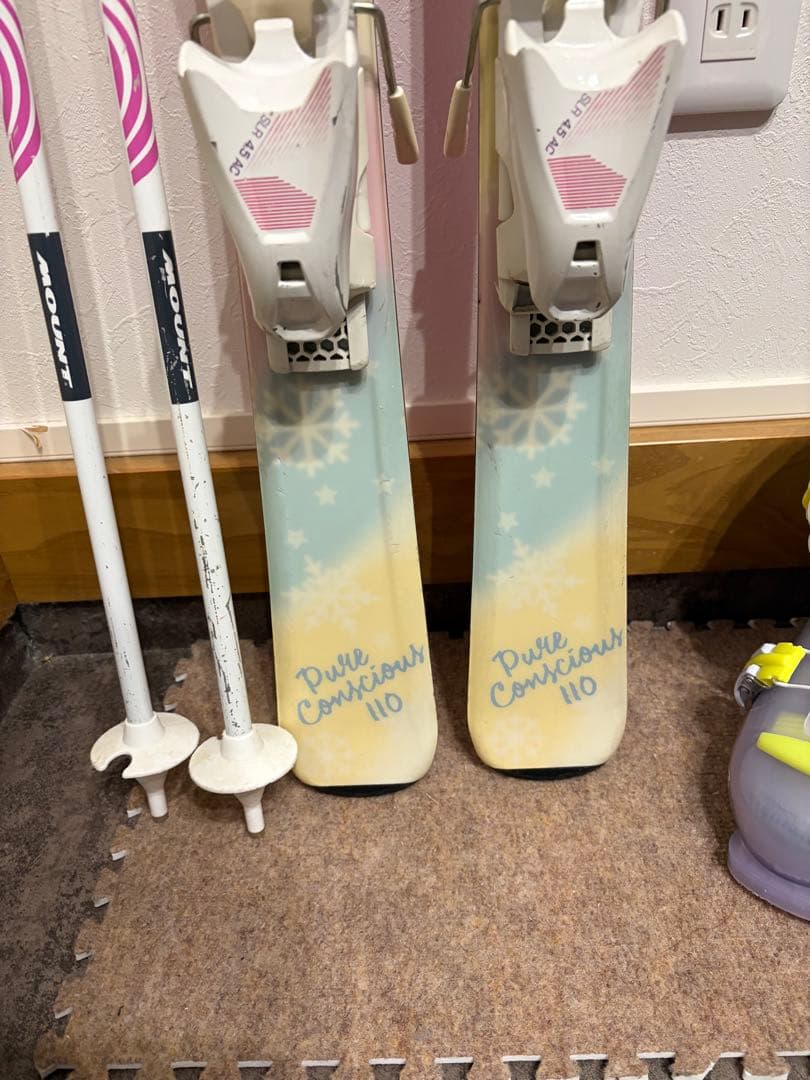 ★女の子用 4点セット メンテナンス.HOTWAX済★ salomon head