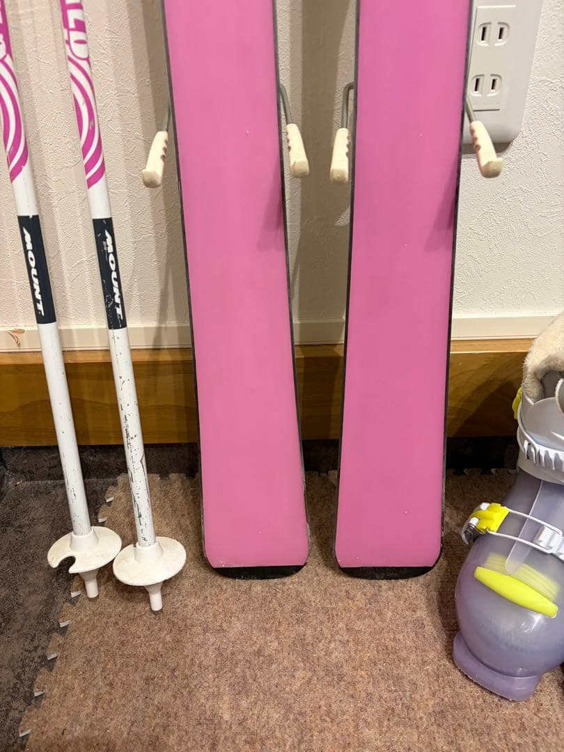 ★女の子用 4点セット メンテナンス.HOTWAX済★ salomon head