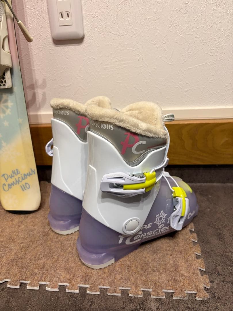 ★女の子用 4点セット メンテナンス.HOTWAX済★ salomon head