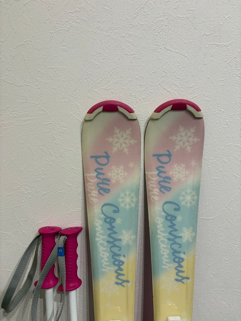 ★女の子用 4点セット メンテナンス.HOTWAX済★ salomon head