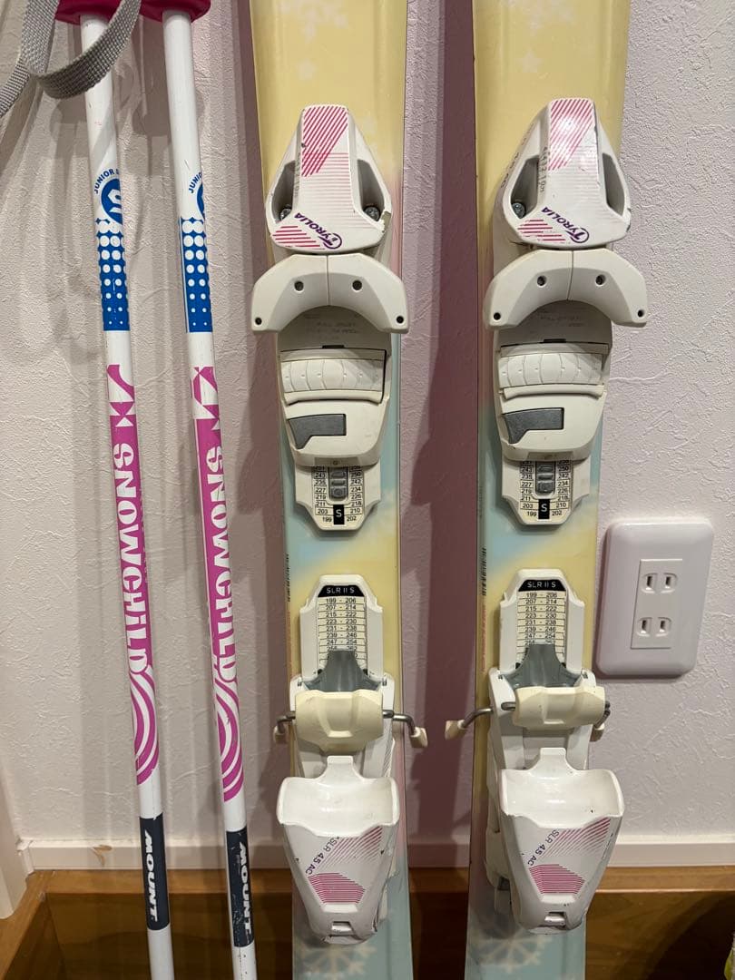 ★女の子用 4点セット メンテナンス.HOTWAX済★ salomon head