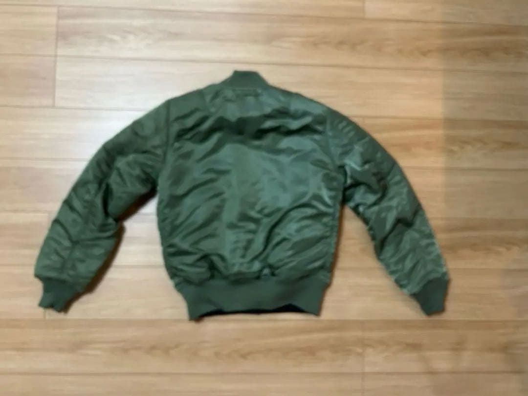 ALPHA INDUSTRIES MA-1リバーシブル/L/ナイロン/ブラック