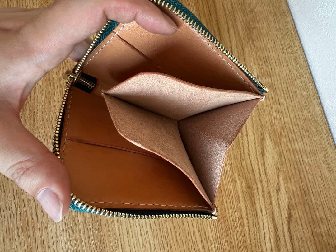 L字ファスナー財布　ロカド　シェルコードバン　新品