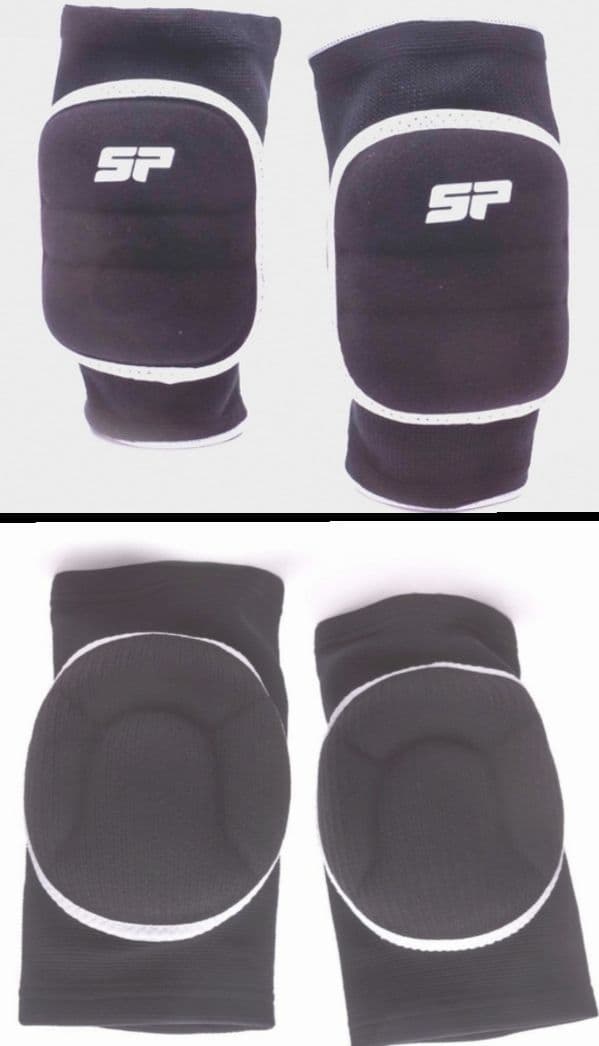 【匿名配送】【未使用】肘　膝　ひじ　ひざ　パッド　GK　ゴレイロ　黒　白