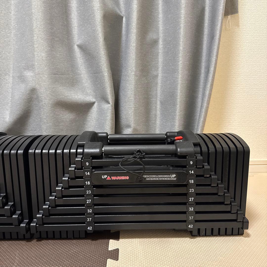 TOP FILM 可変式 ブロックダンベル 42kg×個 オールブラック