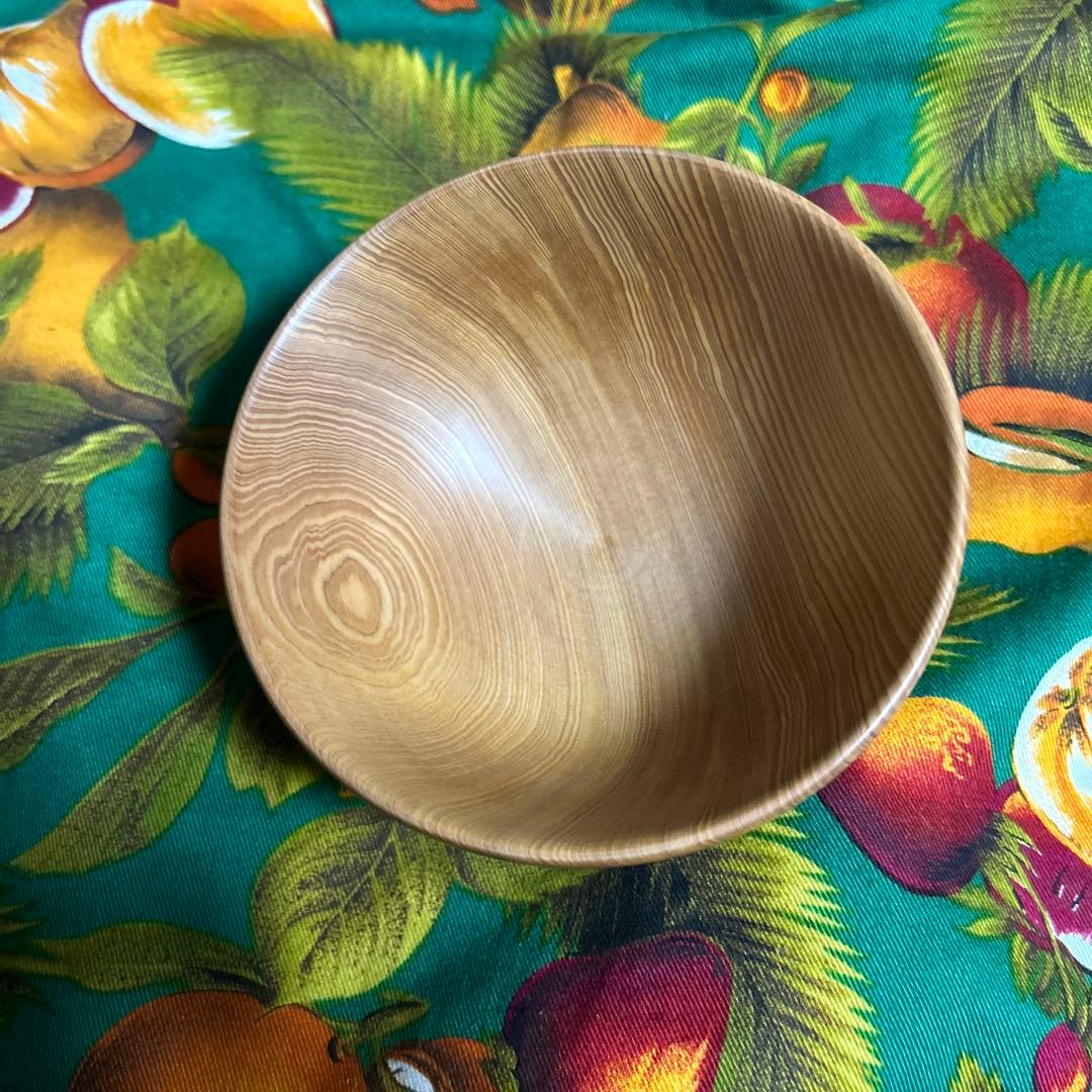 激レア　屋久杉工芸品　杉の舎　木目の美しいお碗　杉の香り　高級品　一点物