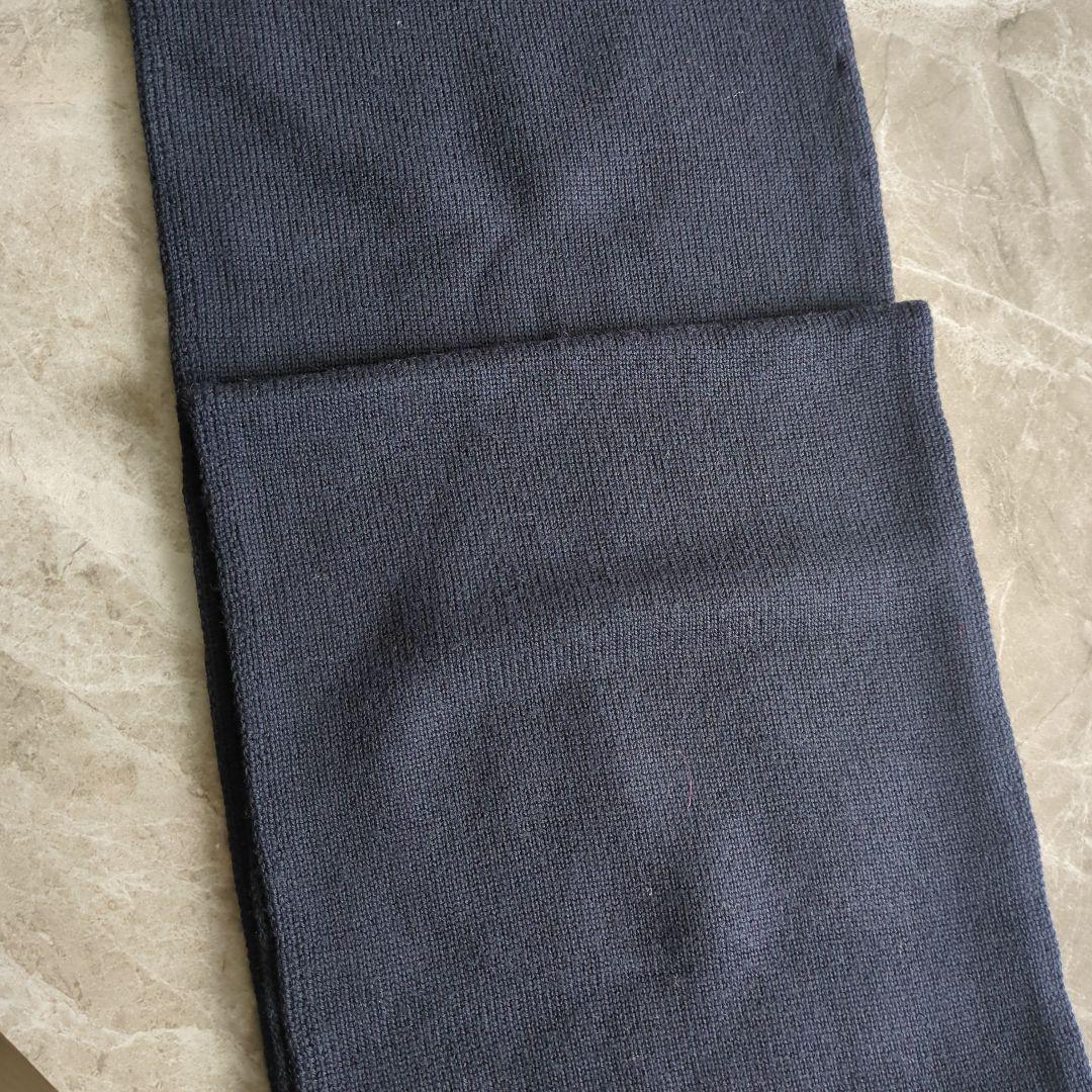 hiroyuki様　美品GUCCI ウールマフラーネイビーレッド　イタリア製