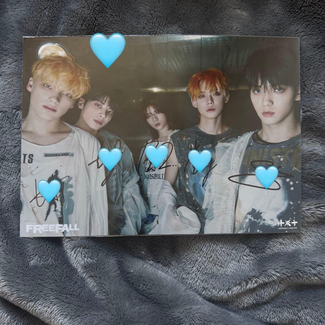 TXT メンバー全員 直筆サイン入りフォトシート