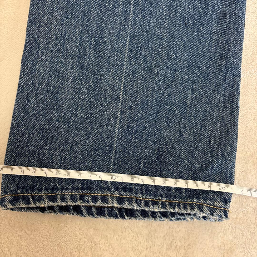 アダムエロペ フロント ホック デニム ブラウス＆パンツ セットアップ 2025