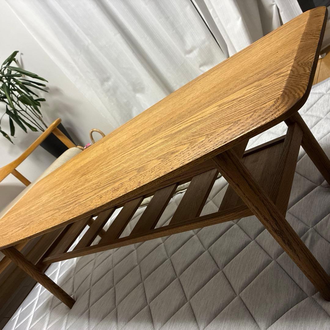 ローテーブル　幅125㎝　奥行49㎝　高さ40㎝（可変して高さ60㎝にもできる）