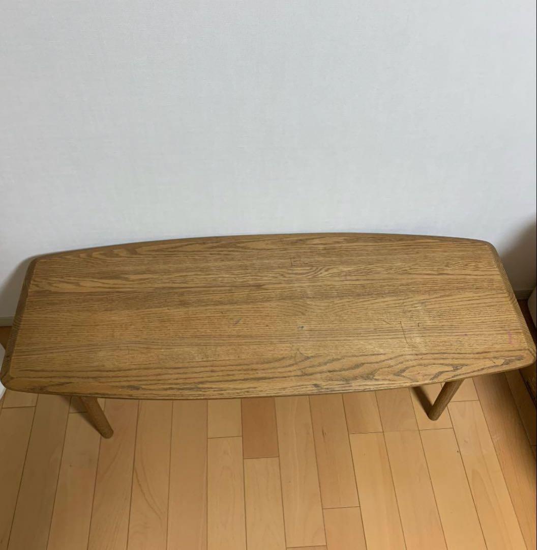 ローテーブル　幅125㎝　奥行49㎝　高さ40㎝（可変して高さ60㎝にもできる）