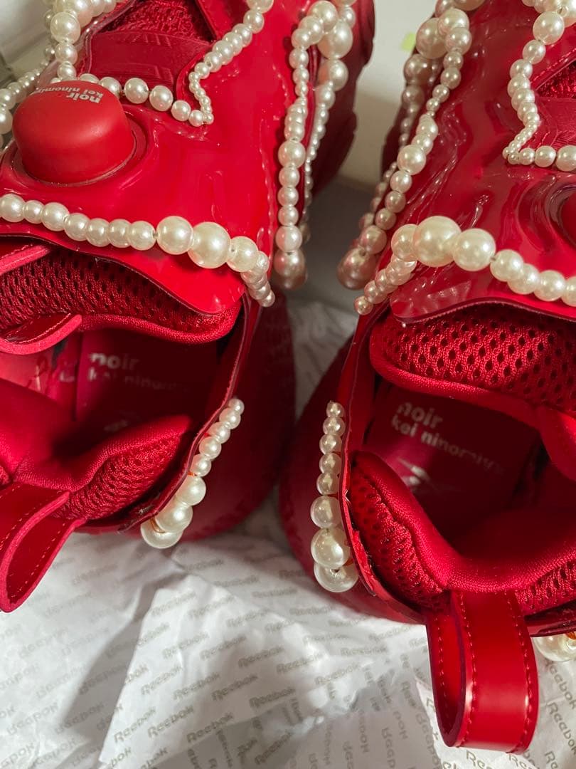 Noir Kei Ninomiya Reebok pump fury パール　赤