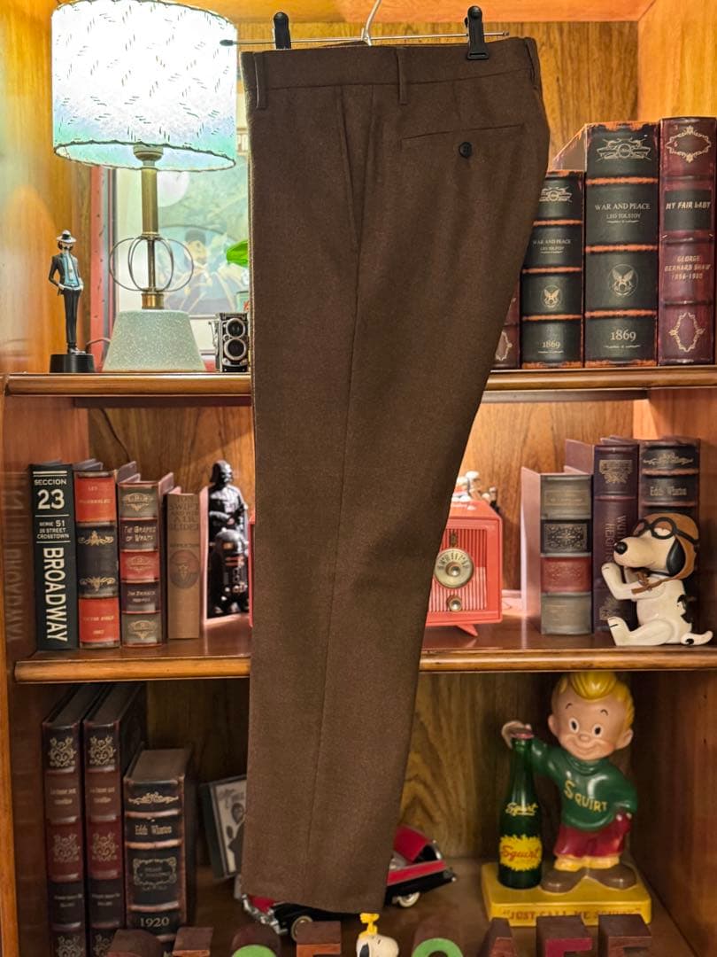 M　エディフィス　ブラウン ウール セットアップ　スーツ