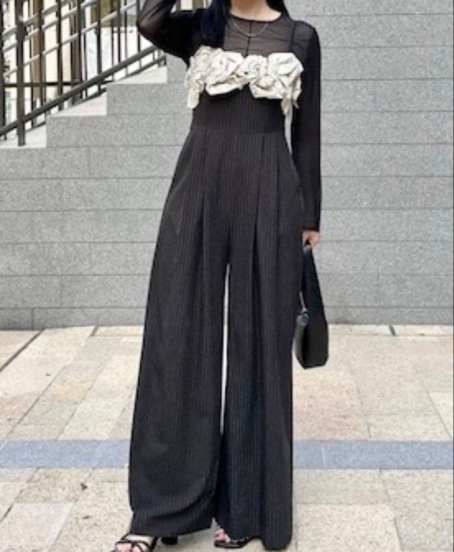 MAISONSPECIAL メゾンスペシャル フラワーモチーフオールインワン