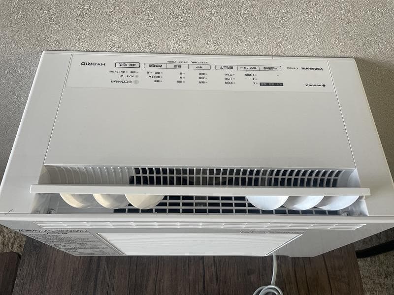 【あ】パナソニック　衣類乾燥除湿機　F-YHVX90　22年製　ナノイーX