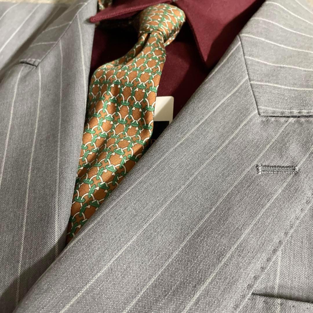 OLD GUCCI & ETRO ネクタイ イングランド製 ダブルブレストスーツ