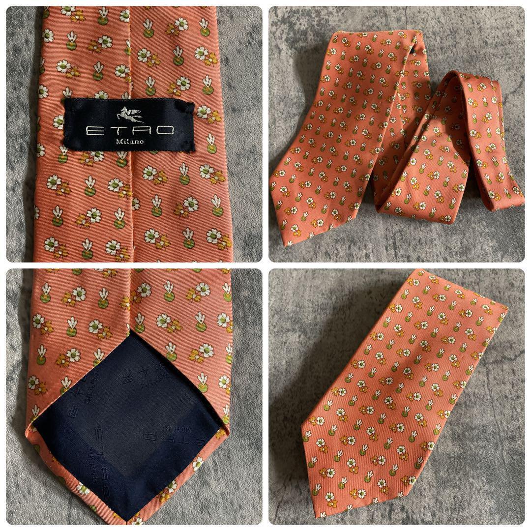 OLD GUCCI & ETRO ネクタイ イングランド製 ダブルブレストスーツ