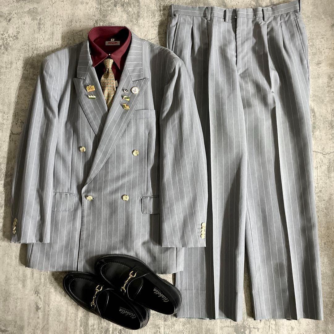 OLD GUCCI & ETRO ネクタイ イングランド製 ダブルブレストスーツ