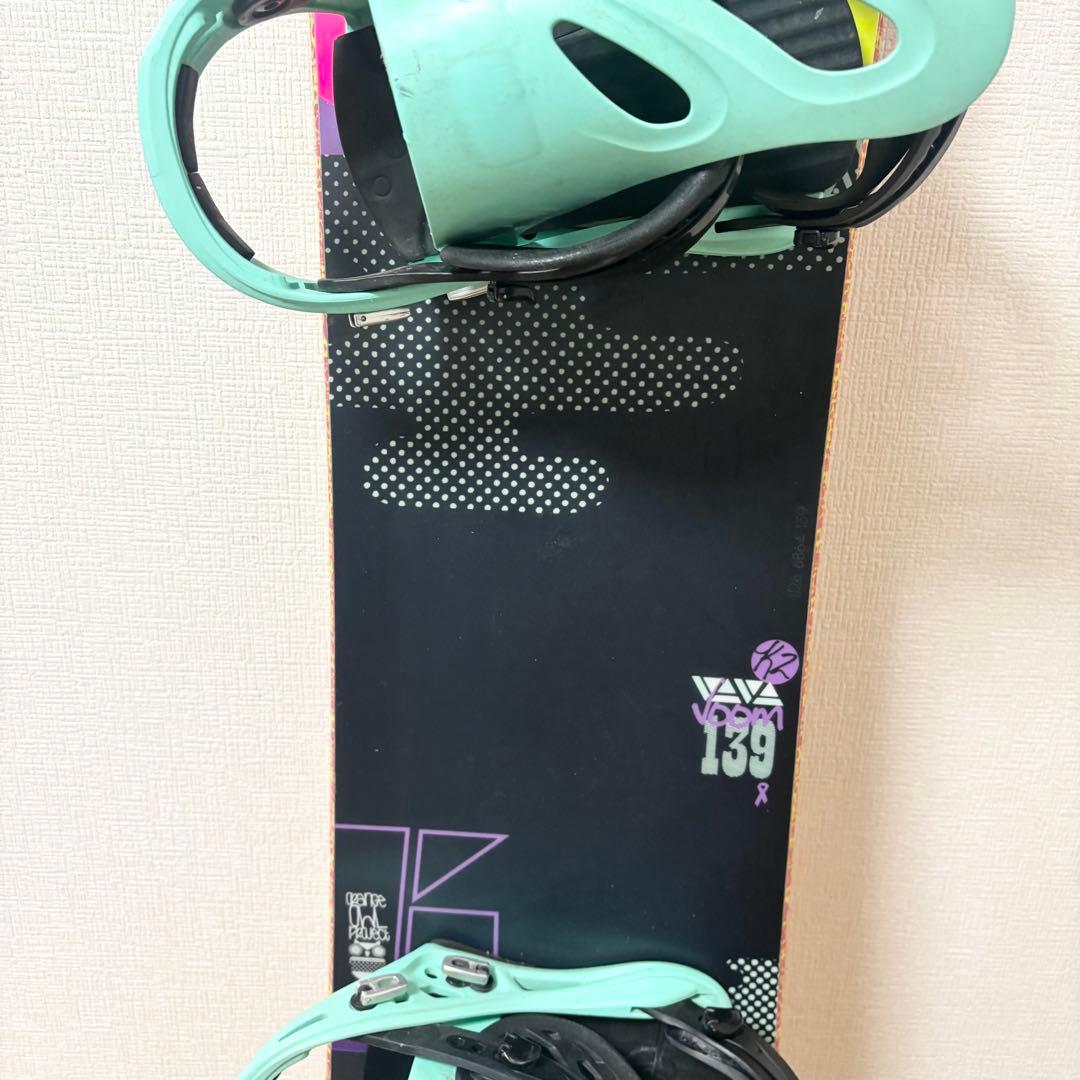 スノーボードセットK2 VOOM FLUX GS ビンディング