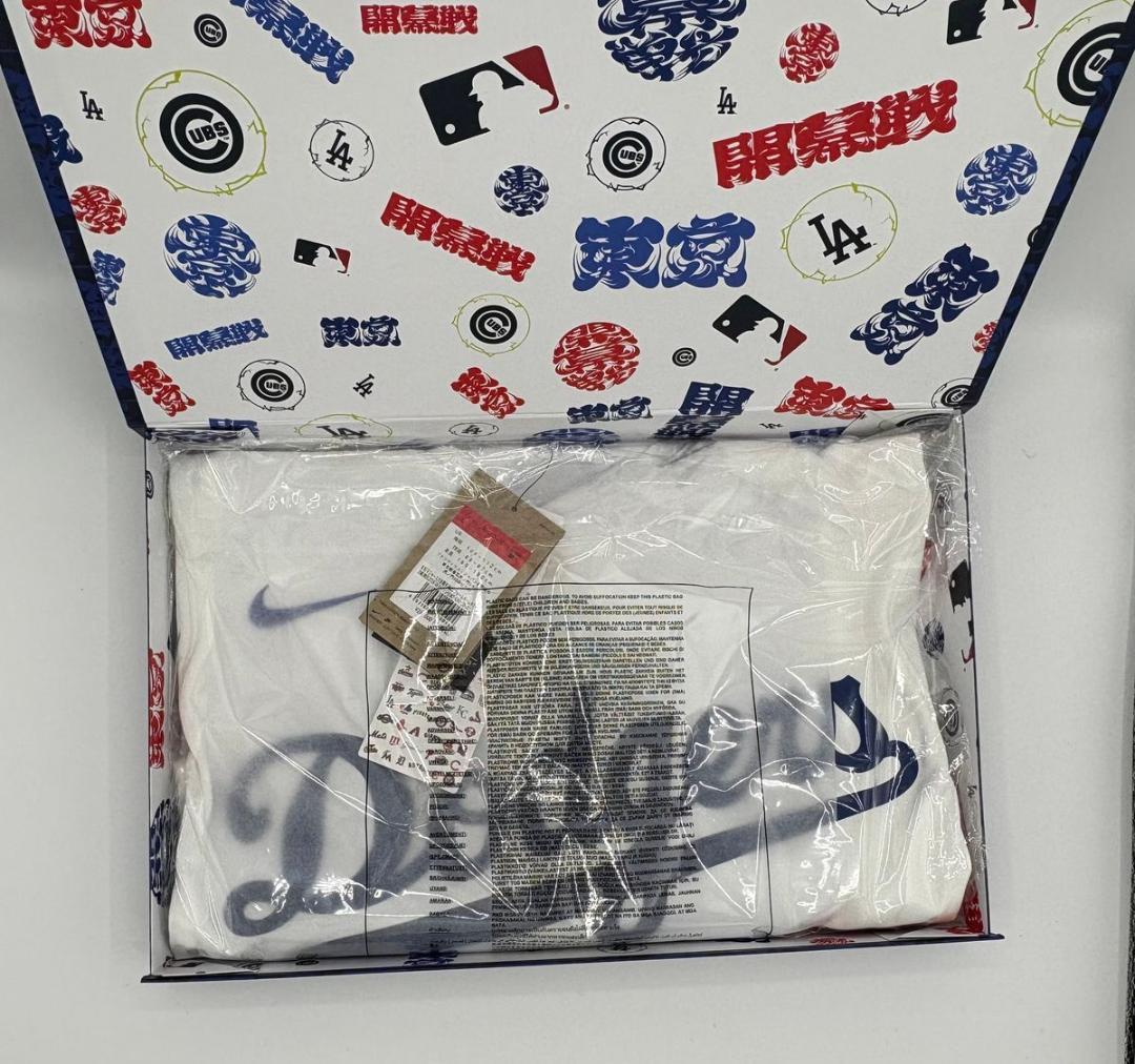 MLB 東京シリーズ 大谷翔平 ユニフォーム 【M・L ２着セット】 袖パッチ風