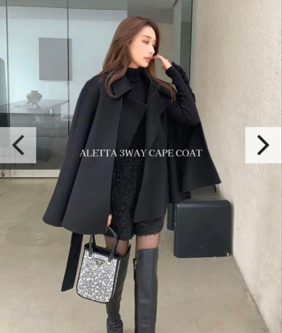 birthdaybash ALETTA 3WAY CAPE COAT ケープ