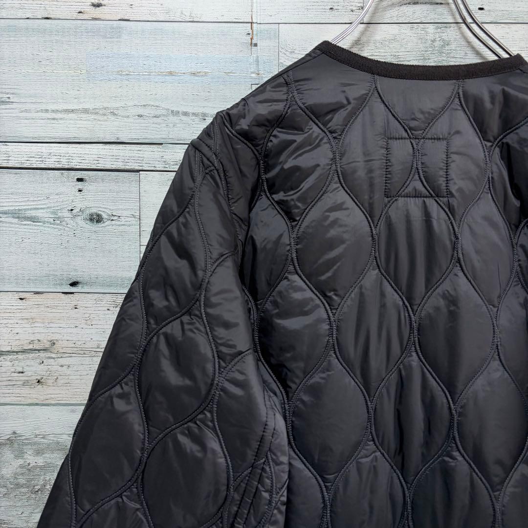 ☆未使用☆最高級モラビト　キルティングコート　グレー　ダブルジップ　皮革　40