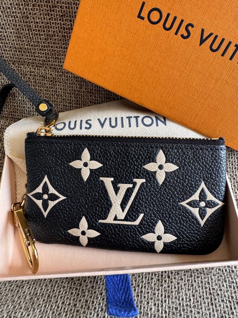 美品　Louis Vuitton カードキーケースポシェット　クレ　アンプラント