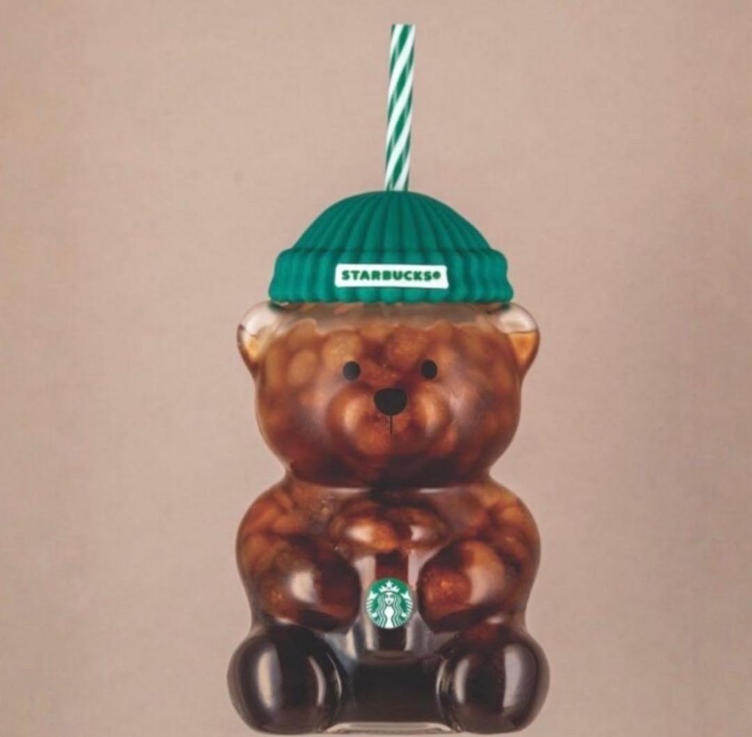 【正規品・海外限定】スターバックス ベアリスタ グラス タンブラーコールドカップ