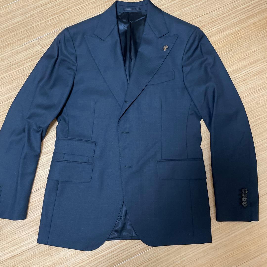 ガブリエレパジーニ　スリーピース　ネイビースーツ　48サイズ