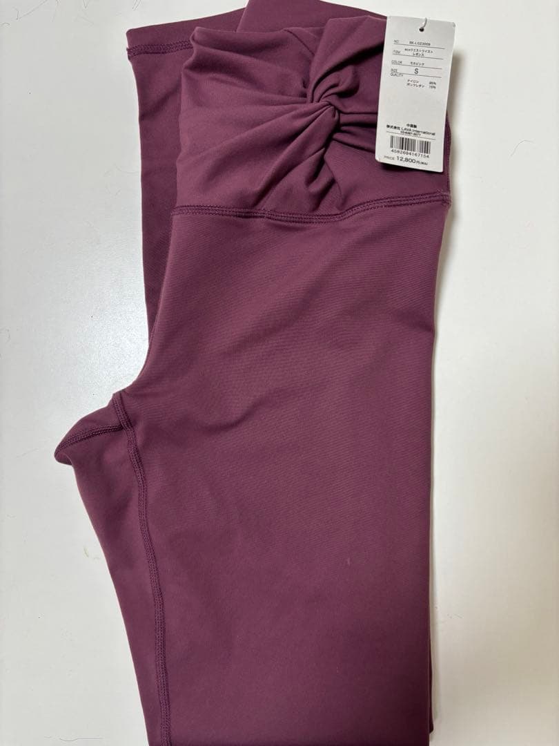 【新品】SUKALA スカーラ ECO ウエストツイストレギンス モカピンク S